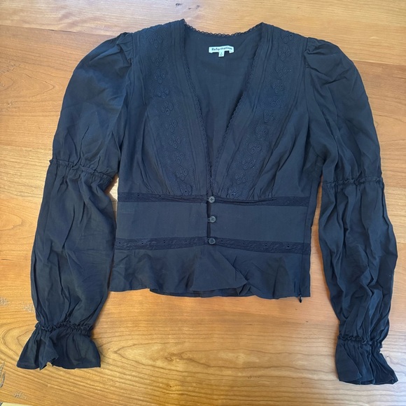 Reformation Tops - REFORMATION Black Women's Blouse size 2